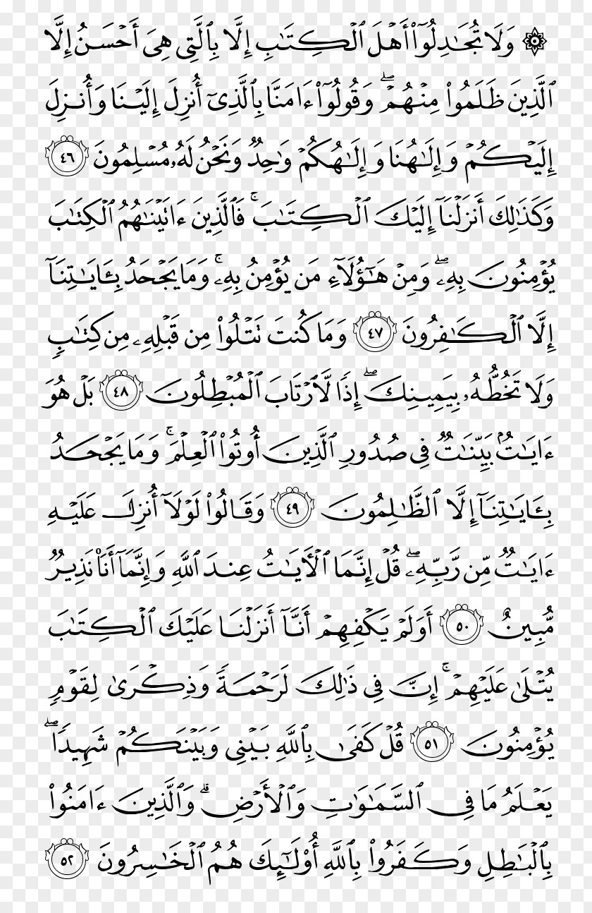 Islam Qur'an Juz' Juz 21 Ayah Al-Ankabut PNG