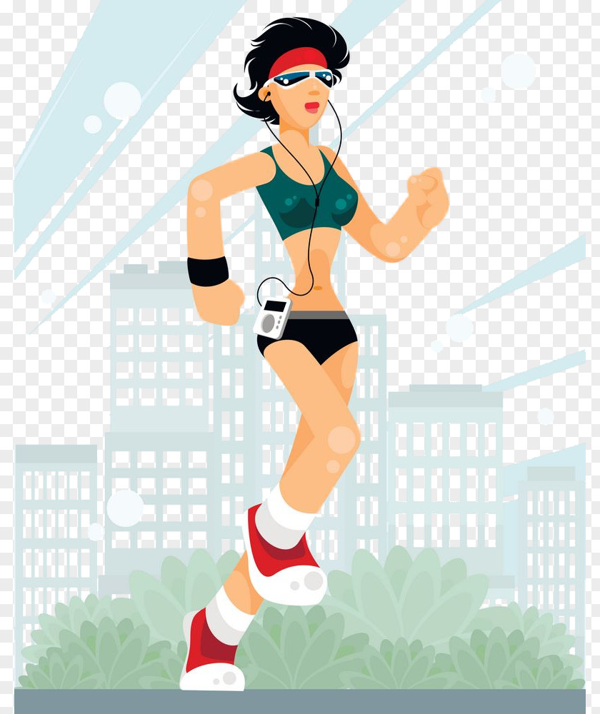 Style Exercise Cartoon Recreation Running PNG