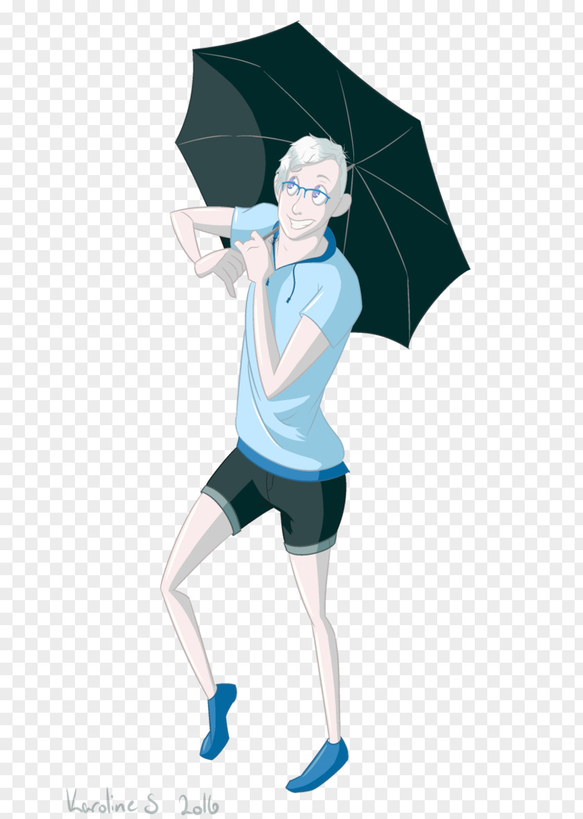 Umbrella Human Behavior Shoulder Character PNG