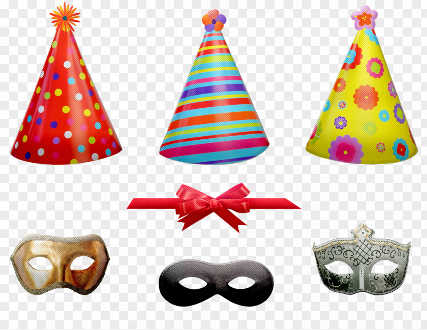 Cone Party Supply Birthday Hat PNG