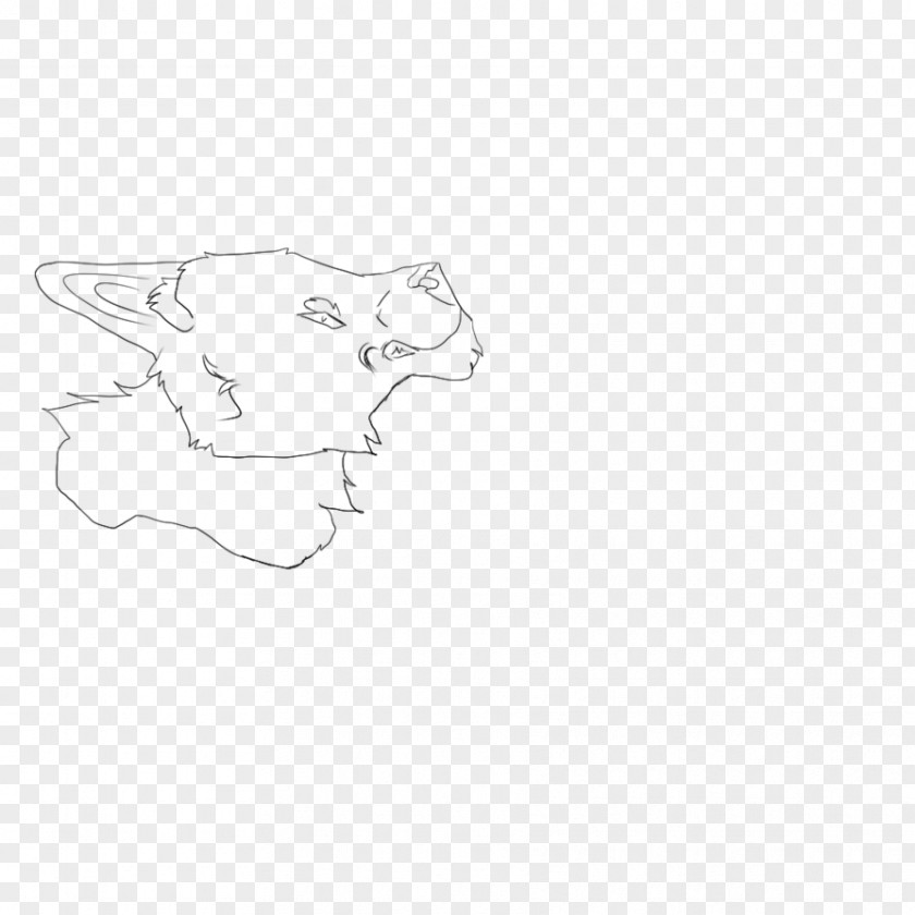 Growling Sketch Illustration Drawing Line Art Graphics PNG