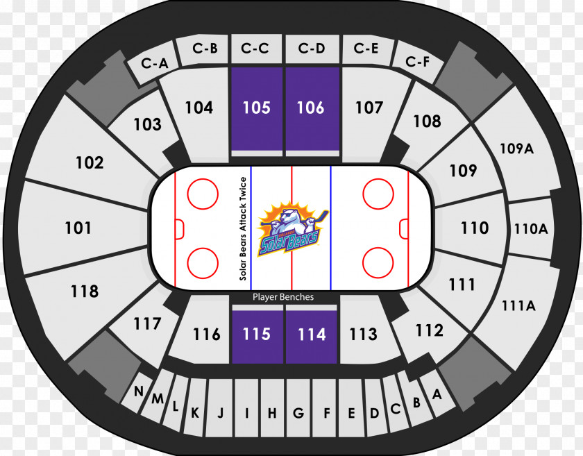 Inverness Ice Centre Amway Center Orlando Solar Bears Florida Everblades ECHL Knoxville PNG