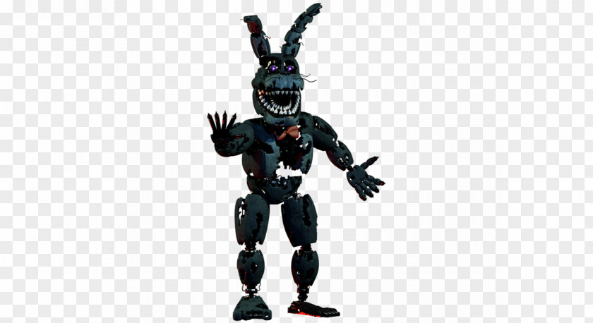 Nightmare Bonnie Animal Figurine Supervillain Action & Toy Figures PNG