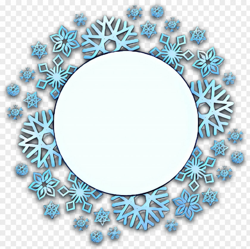 Snowflake Ornament Background PNG