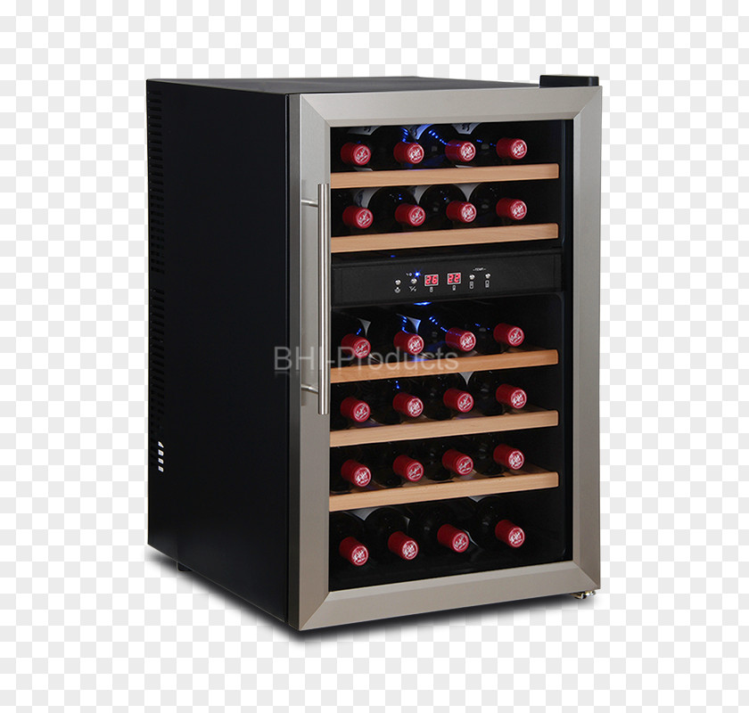 VIP195N Wine Cellar .deWine Cooler La Sommelière Prestige Range Multi Temperature Cabinet PNG