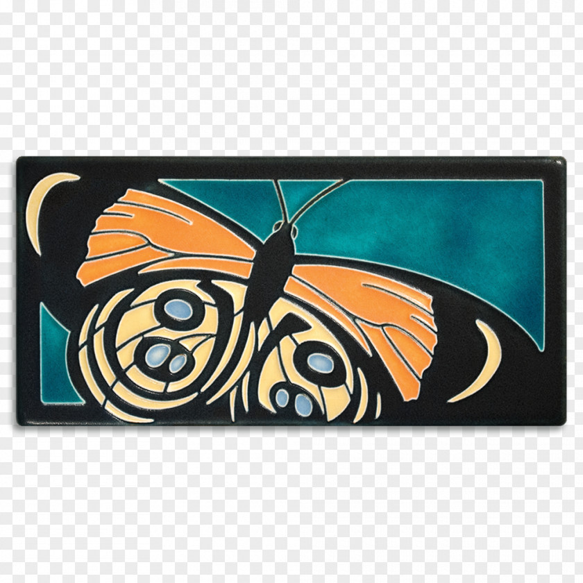 Design Motawi Tileworks Monarch Butterfly Ceramic Craft PNG