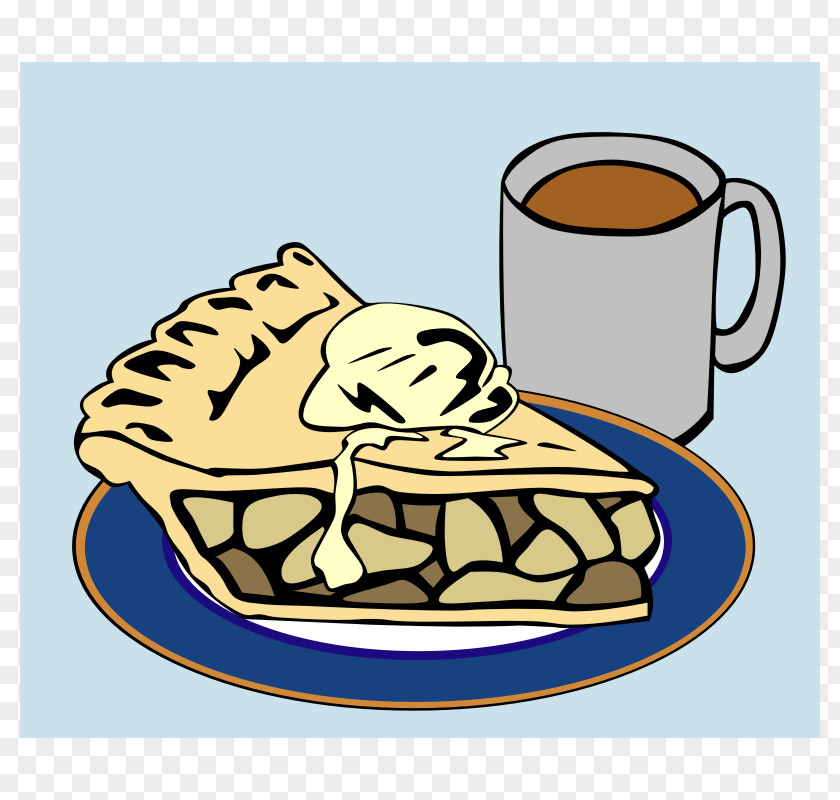 Free Pictures Of Breakfast Foods Coffee Apple Pie Cafe Clip Art PNG
