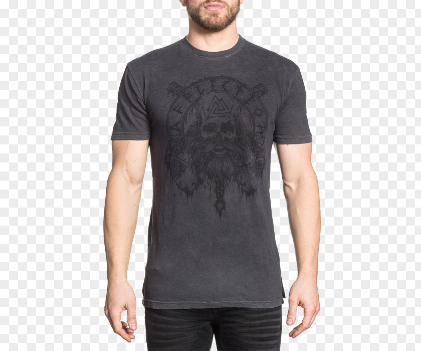 T-shirt Sleeve Crew Neck Affliction Clothing PNG