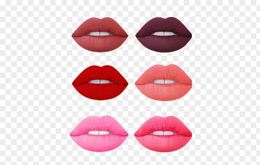 A Variety Of Red Lips PNG variety of red lips clipart PNG