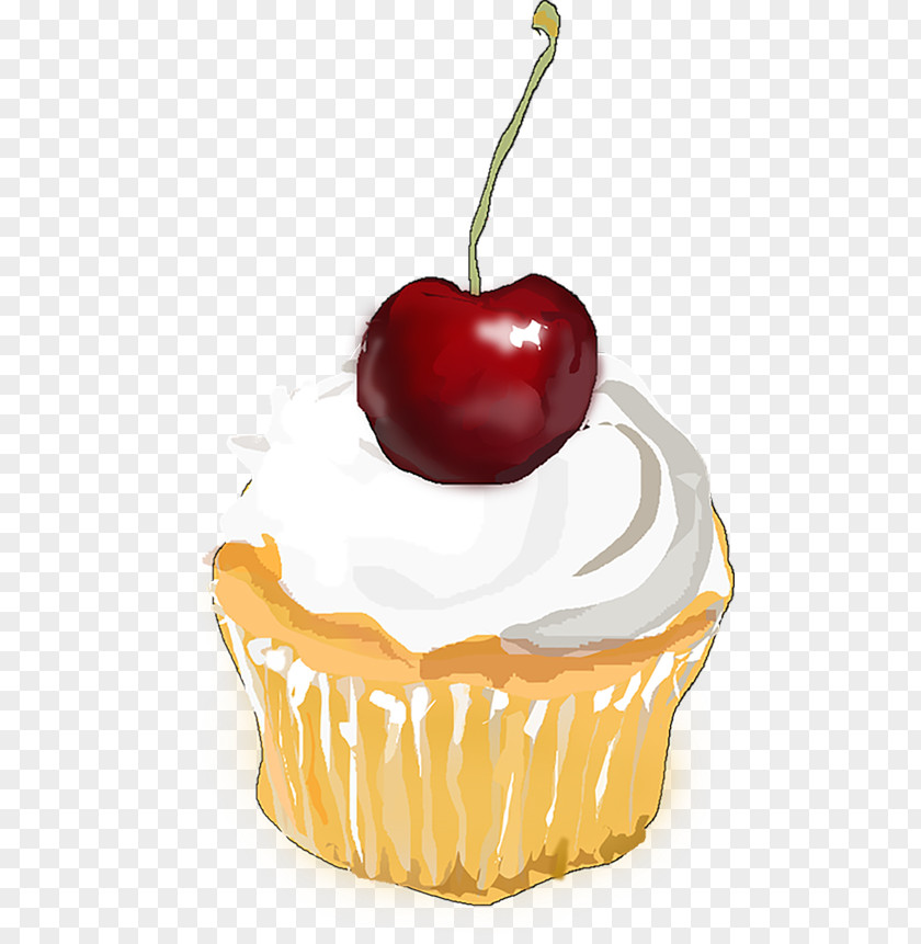 Litchi Cherry Fruit Cake Cupcake Muffin Icing Birthday Chocolate PNG