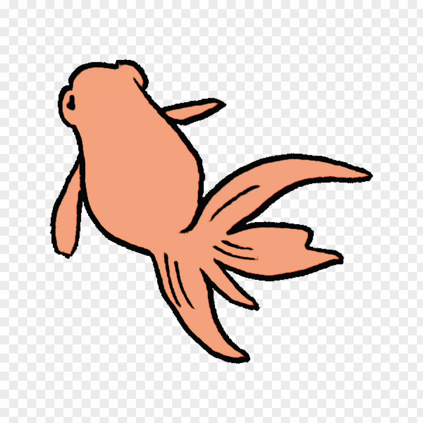 Cartoon Dog Beak Seafood Line PNG