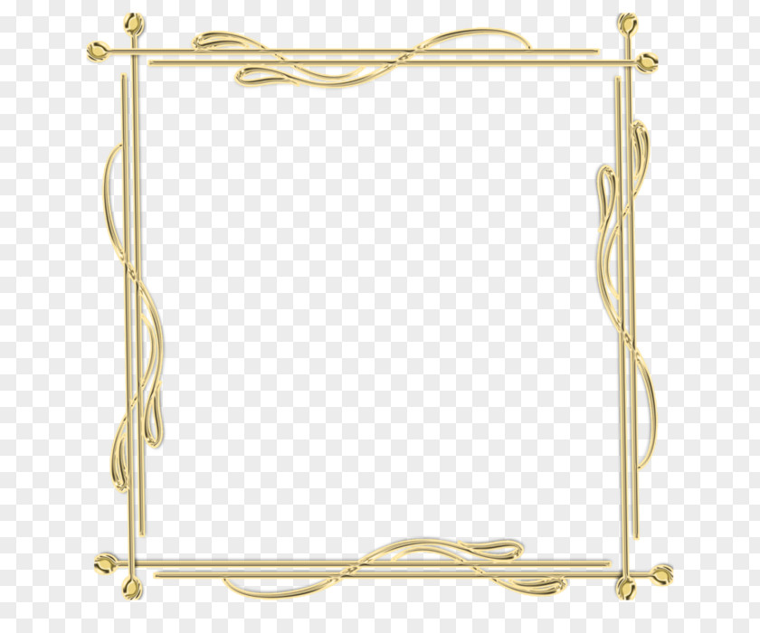 Gold Picture Frames PNG