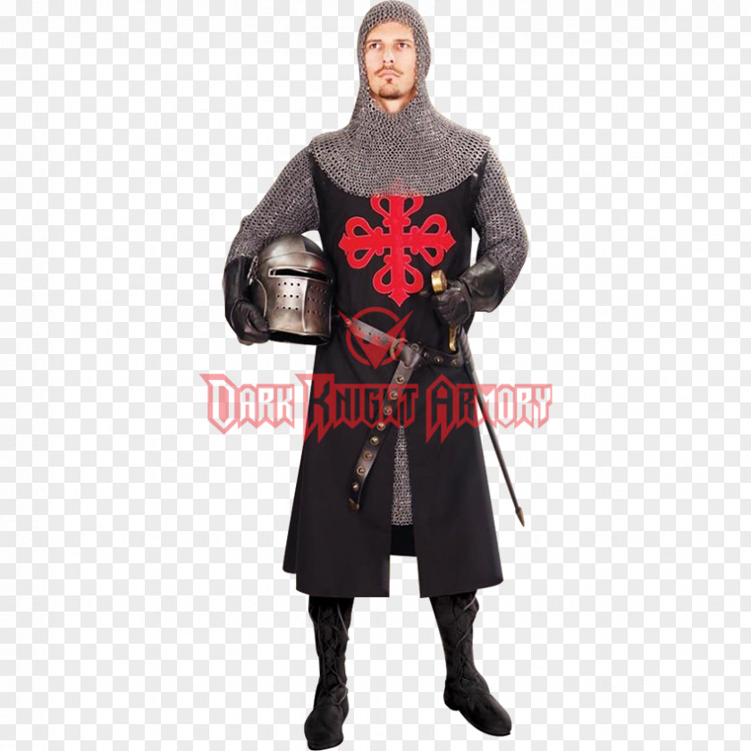 Knight Middle Ages Crusades Tunic Surcoat PNG