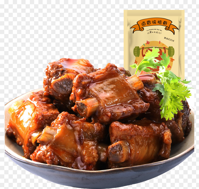 Salted Ribs Spare Short Pork Food PNG