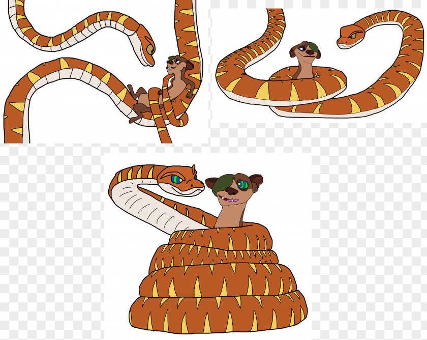 Snake Kaa Fan Art Character PNG