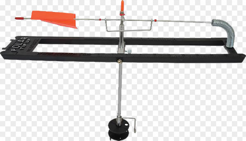 Tip-up Augers Ice Fishing Rig PNG