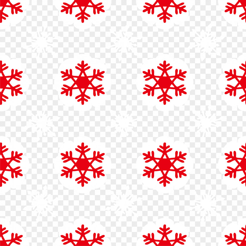 Red Snow Background Snowflake Euclidean Vector Icon PNG