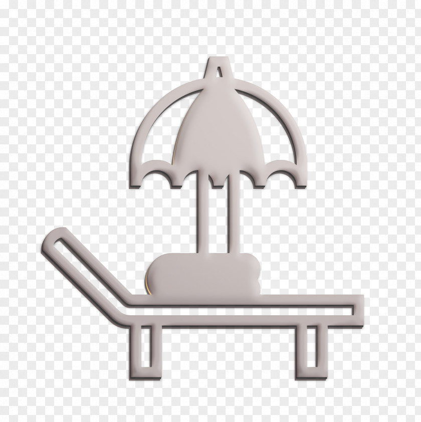 Hotel Services Icon Sunbed Beach PNG