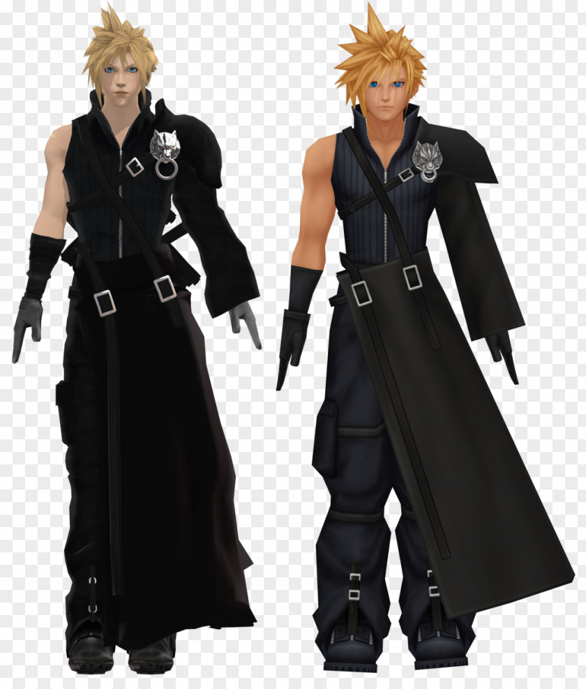 Kingdom Hearts Cloud Strife Costume Organization XIII Roxas PNG