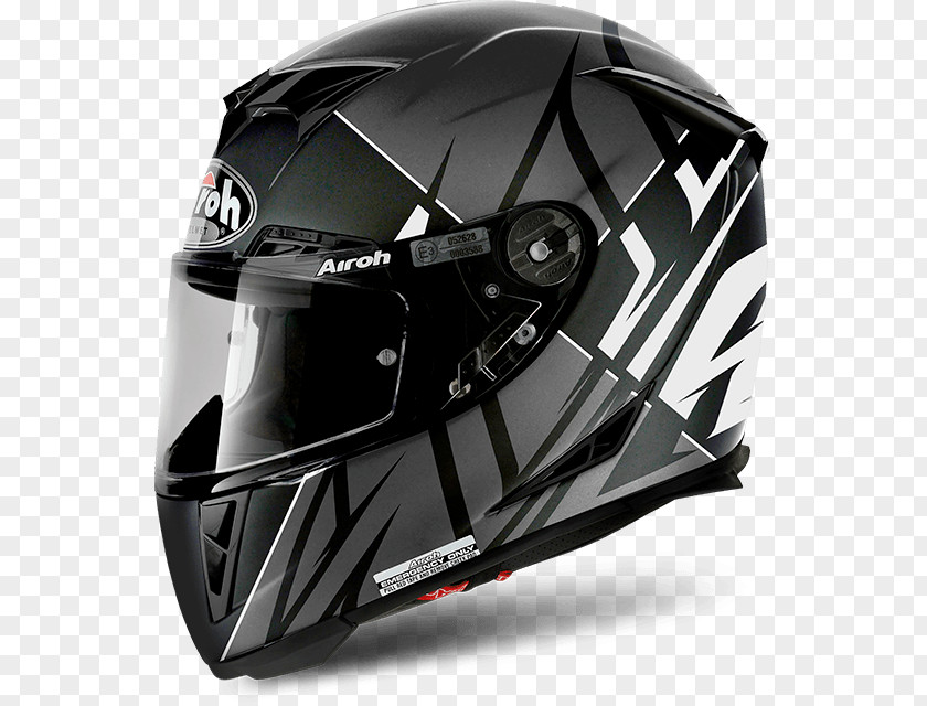 Motorcycle Helmets AIROH Racing Helmet Integraalhelm PNG