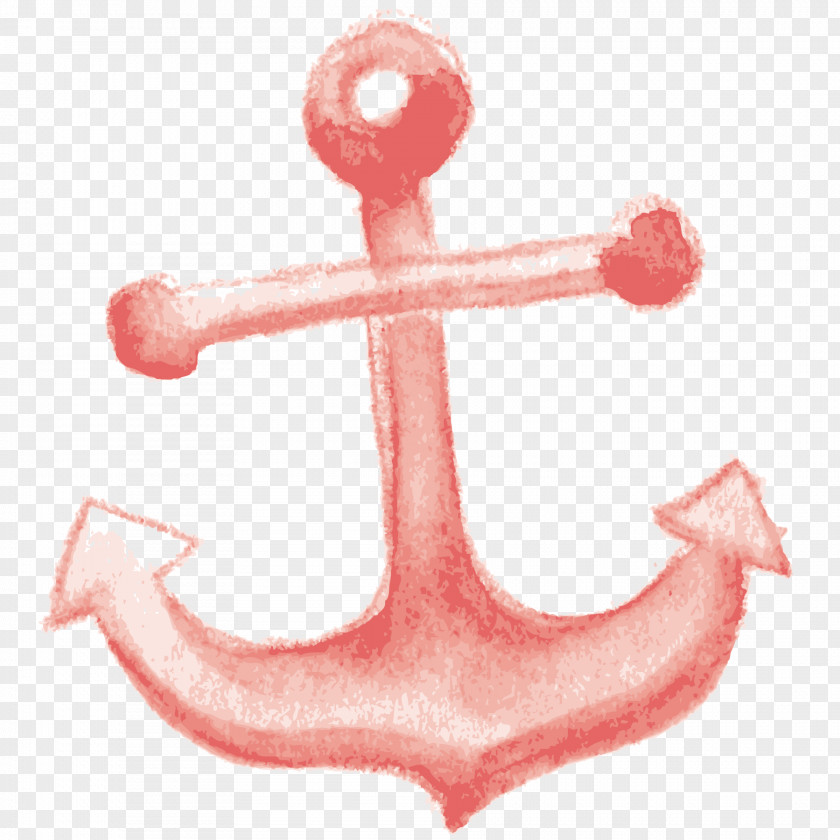 Pink Anchors Anchor Drawing Boat Watercraft PNG