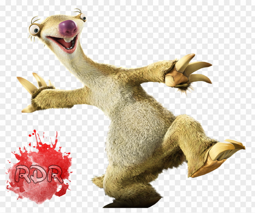 Sid Ice Age Scrat Manfred Sloth PNG