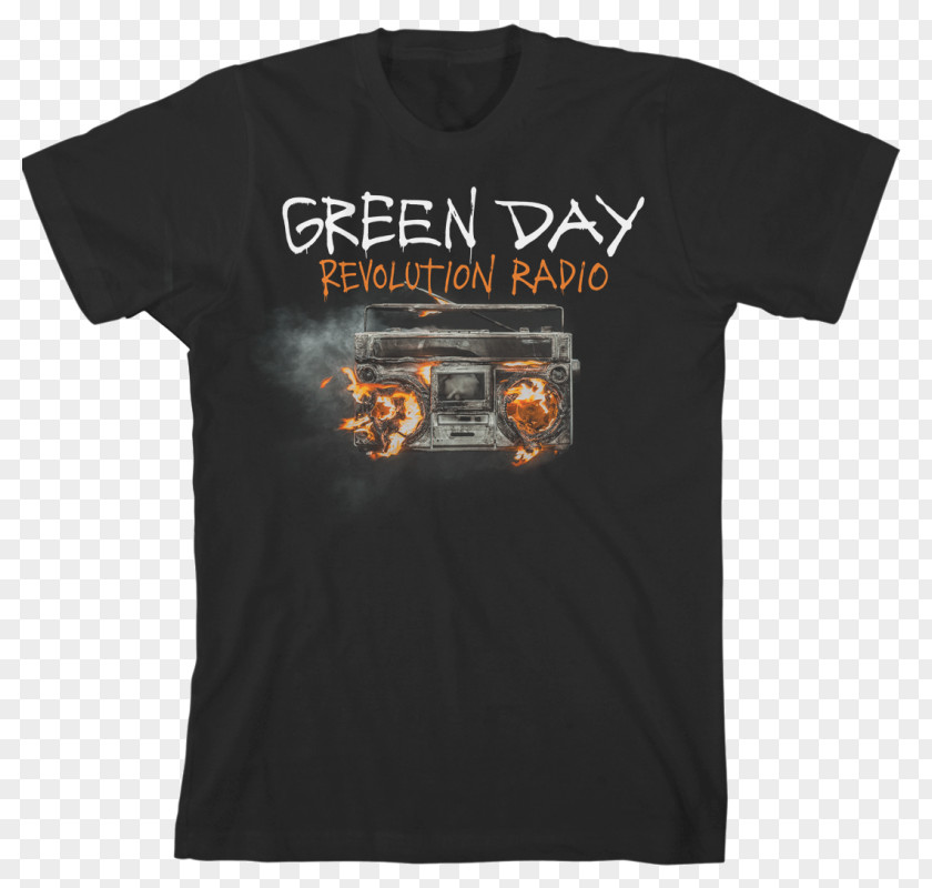 Summer Tour T-shirt Revolution Radio Green Day Clothing PNG