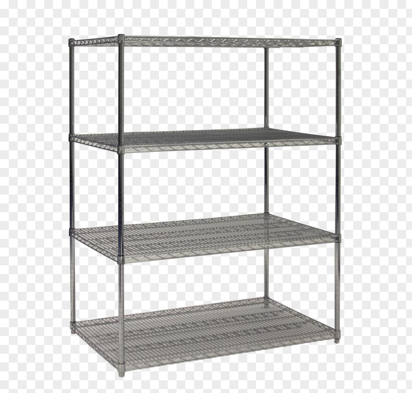 Wire Shelving Shelf Chrome Plating Bookcase PNG