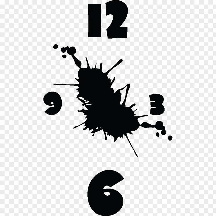 Clock Wall Decal Sticker PNG
