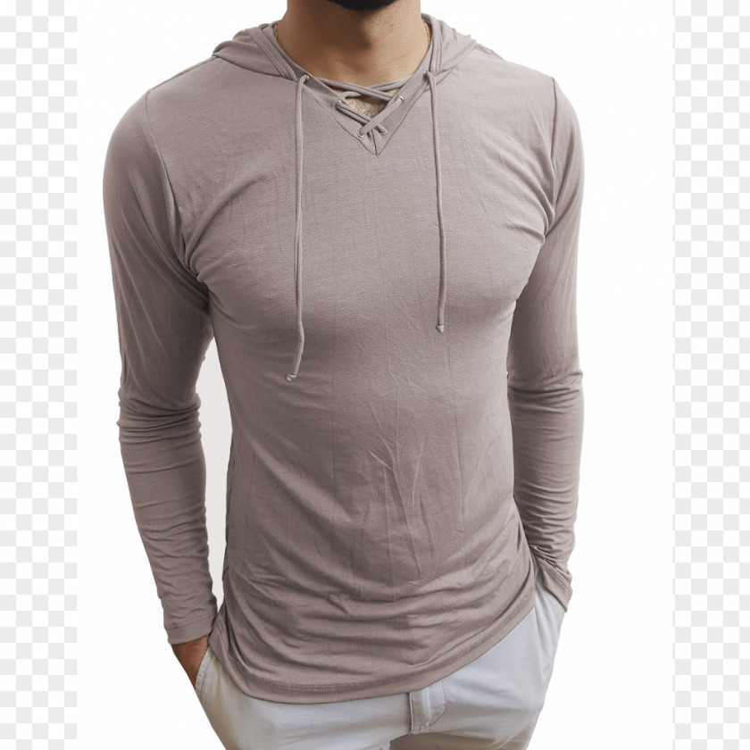 Cord Sleeve Shoulder Beige PNG