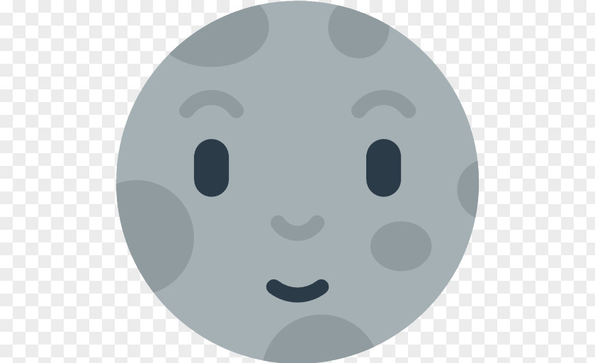 Emoji Moon Face New PNG