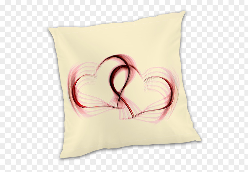 Pillow Throw Pillows Cushion Douchegordijn Heart PNG