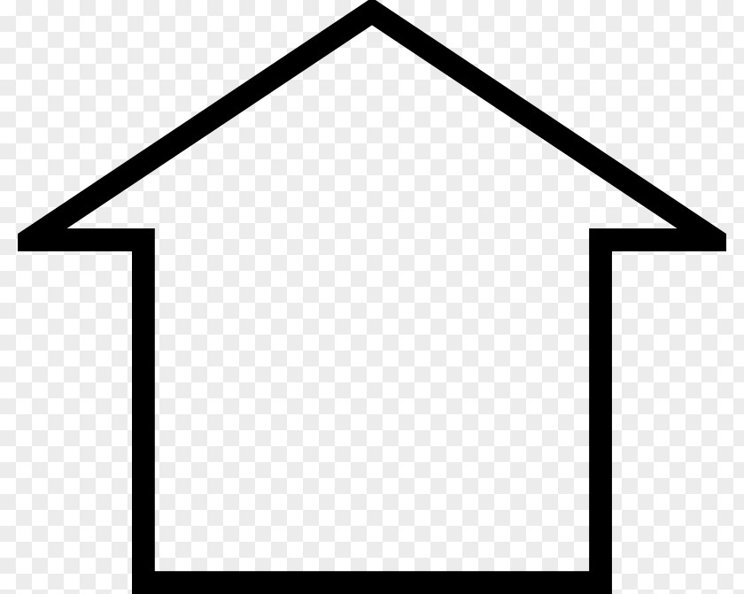 Simple Clipart House Drawing Clip Art PNG