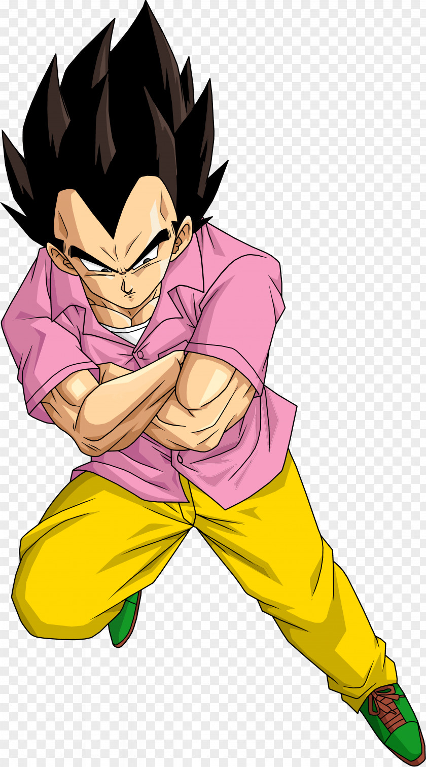 Goku Vegeta Majin Buu Gohan T-shirt PNG