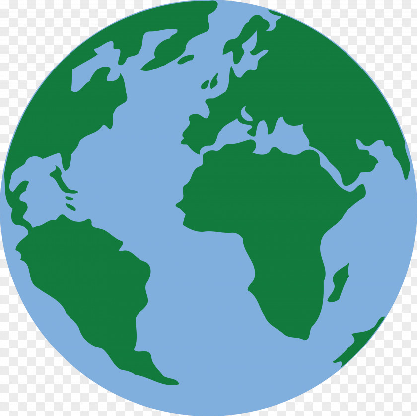 Green Planet Globe Earth Clip Art PNG