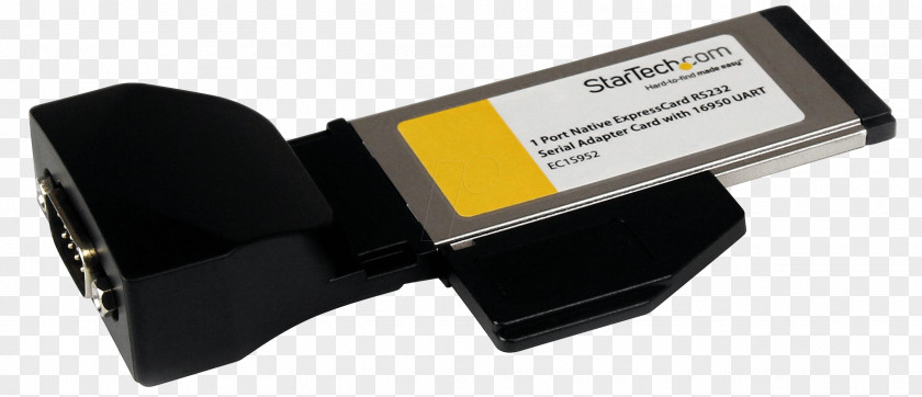 USB ExpressCard Serial Port RS-232 StarTech.com Computer PNG