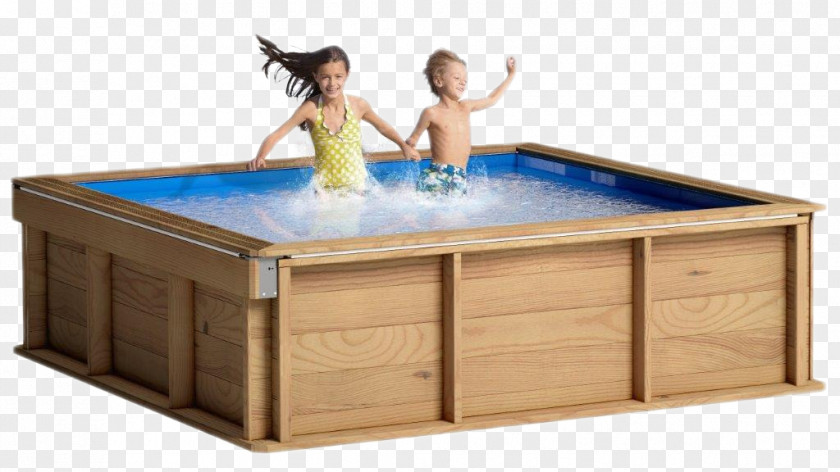 Wood Swimming Pool Hot Tub Pond Liner Table PNG