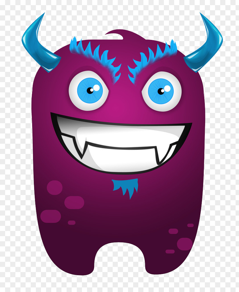 A Monster Cartoon Character PNG