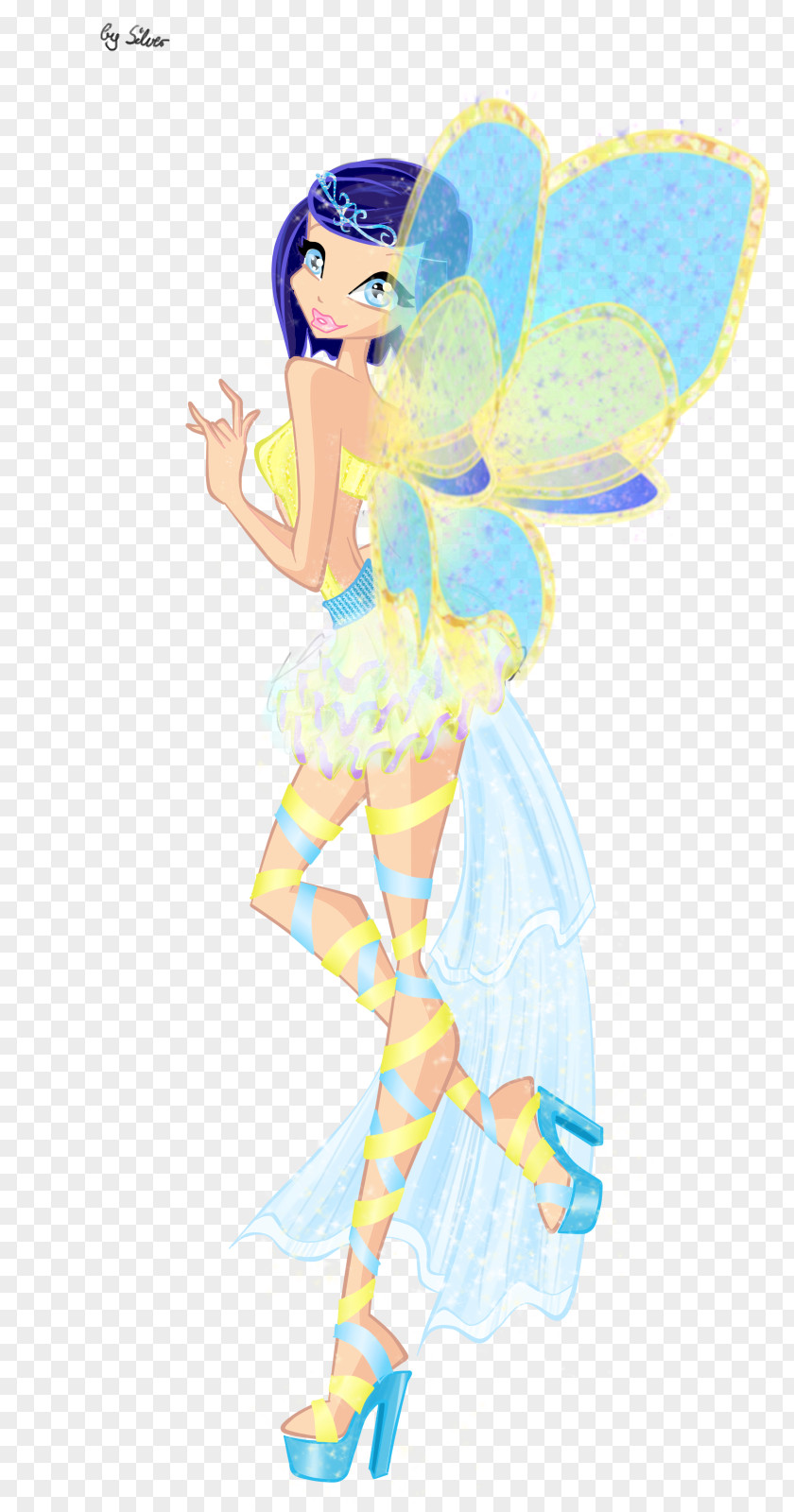 Design Graphic Fairy Pollinator PNG