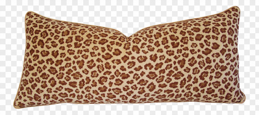Leopard Print Throw Pillows Lumbar Bolster Couch PNG