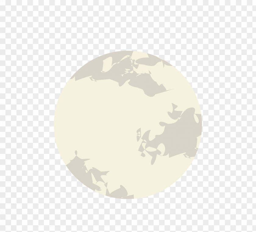 Moon Yellow Circle Pattern PNG