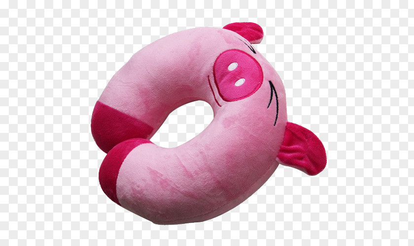 Pink U-pillow Free Downloads Pillow Stuffed Toy PNG