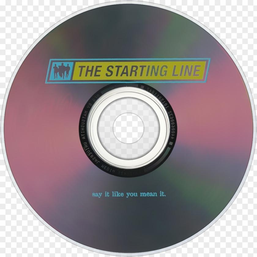 Start Line Compact Disc The Starting Say It Like You Mean Based On A True Story Album PNG