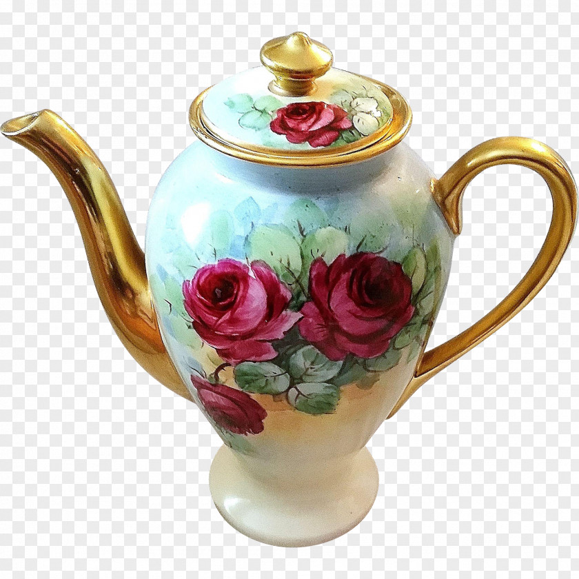 Tea Teapot Porcelain Chicago Pottery PNG