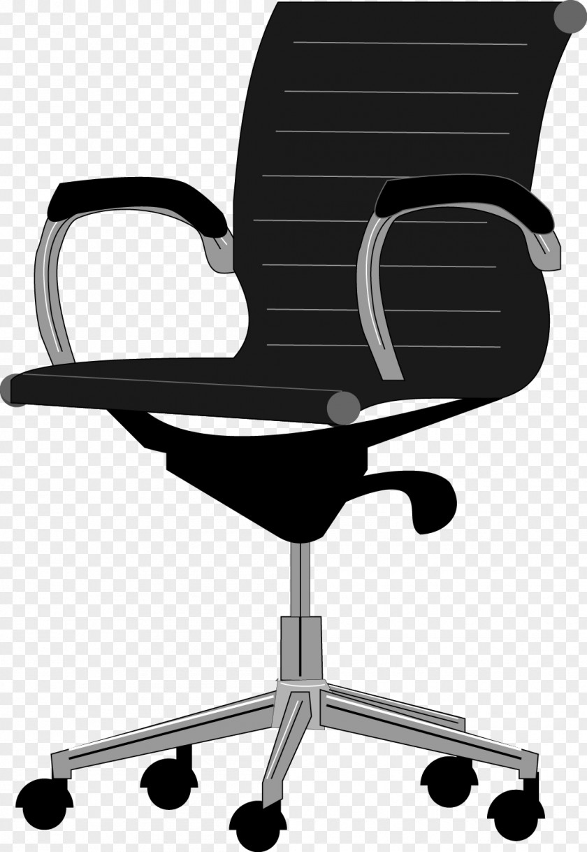 Vector Chair Office Furniture Clip Art PNG