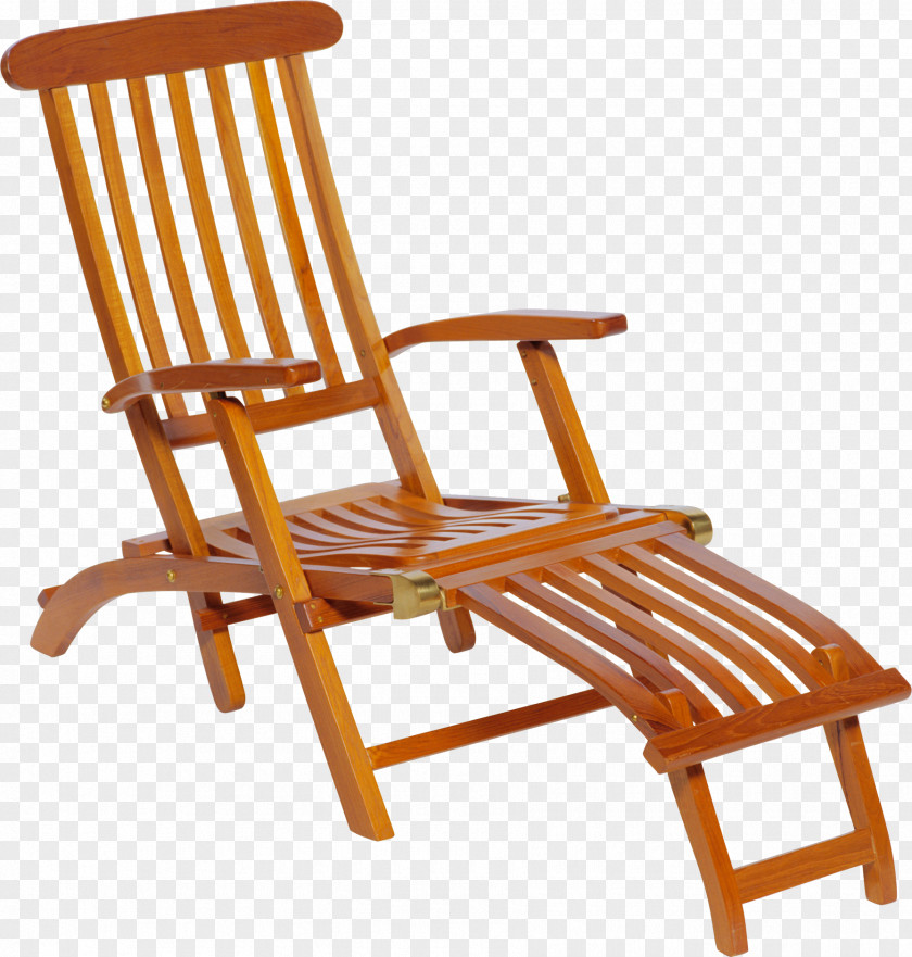 Chair Garden Furniture Deckchair Sunlounger PNG