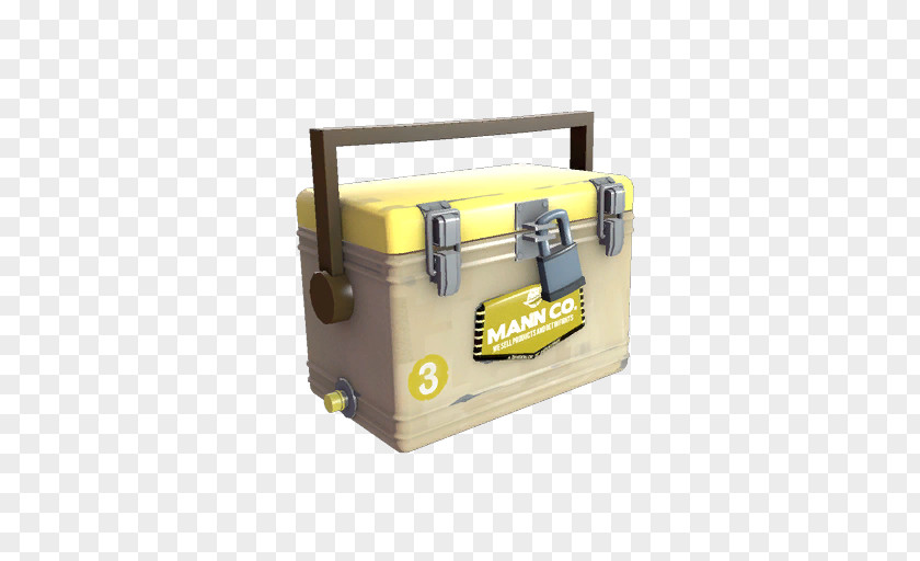COOLER Team Fortress 2 Cooler Crate Steam Metal PNG