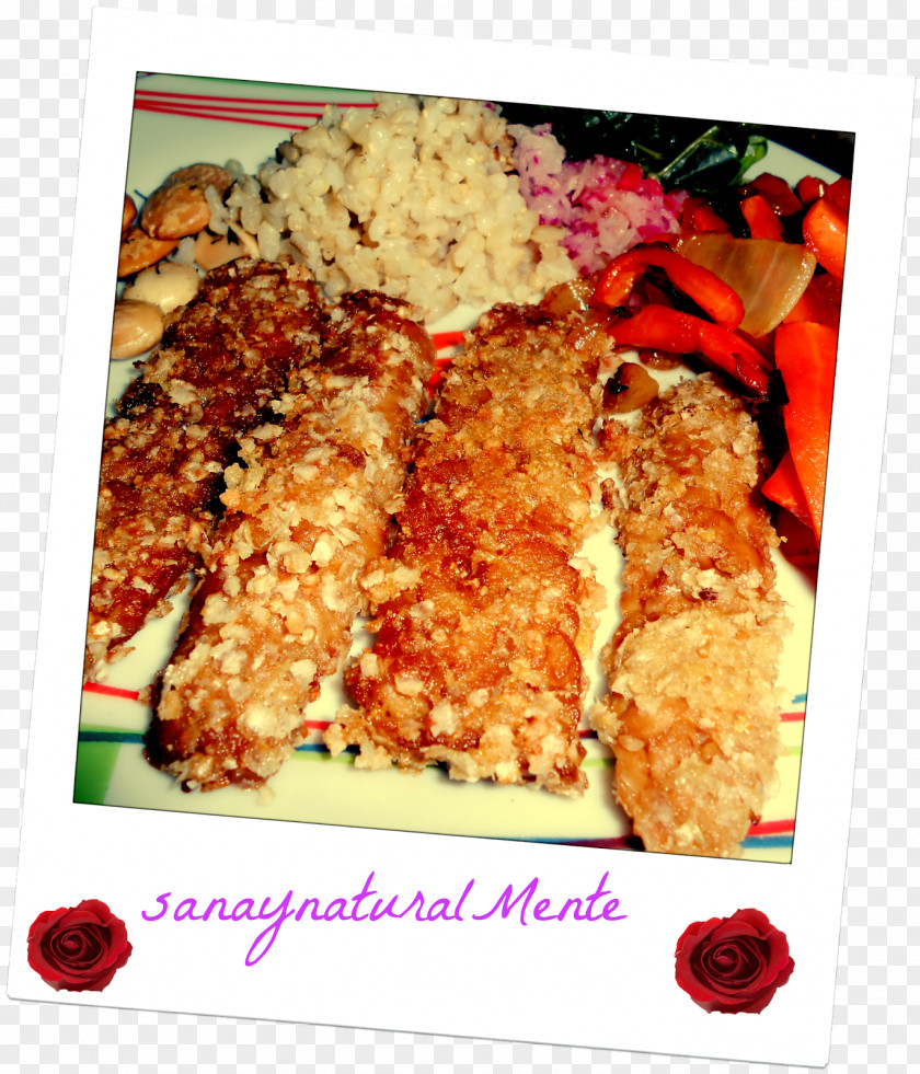Fried Chicken Tamari Tempeh Wheat Gluten Recipe PNG