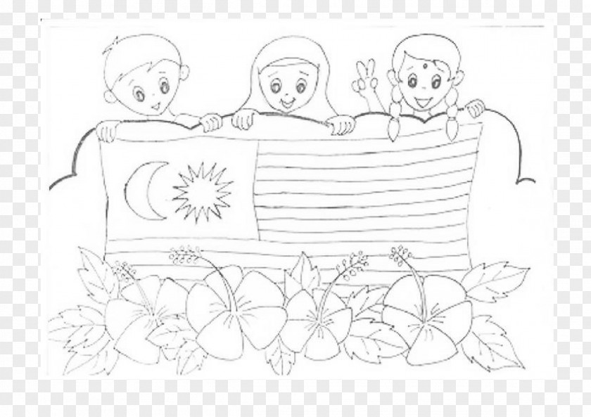 Hari Merdeka Malayan Declaration Of Independence Coloring Book Federation Malaya PNG