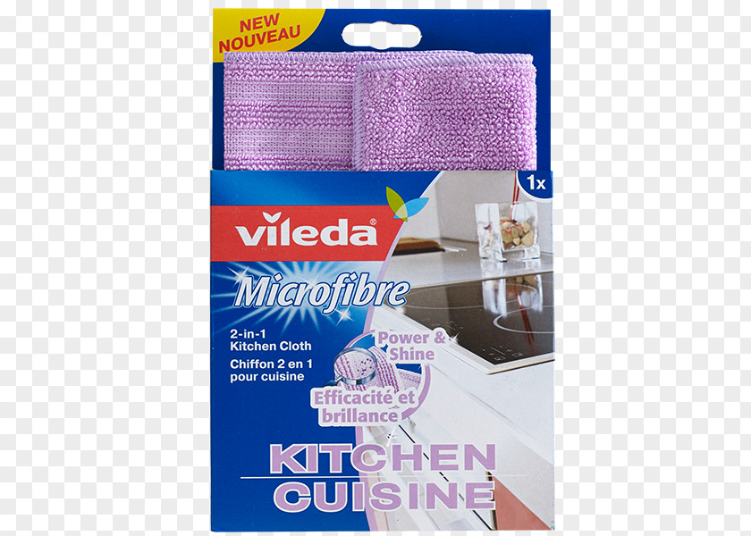 Kitchen Cloth Microfiber Household Cleaning Supply Vileda Glass PNG